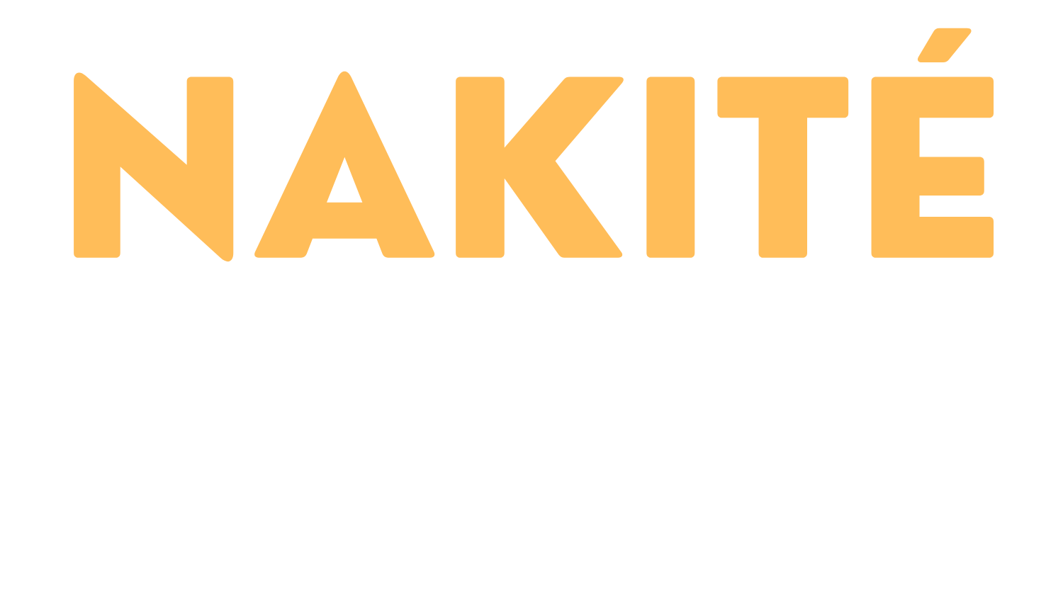 logo Nakité Productions blanc