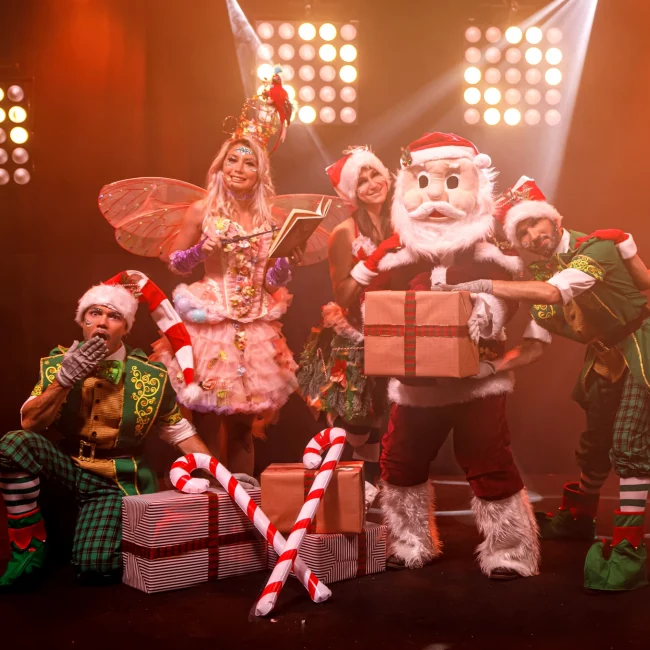 spectacle de noël nakité productions arbre de noël